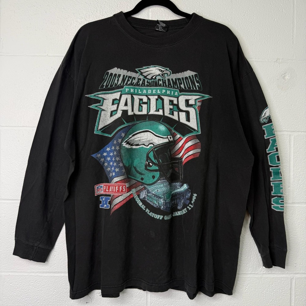 90s Philadelphia Eagles Long Sleeve T-shirt Sz 2XL (B2766)